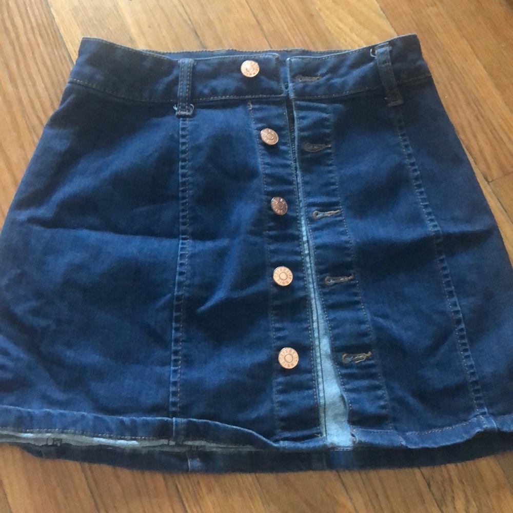 Denim Button Up skirt